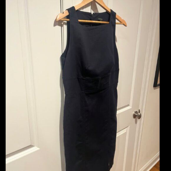 Ann Taylor - Midi Sheath Dress (Navy) - Picture 2 of 6